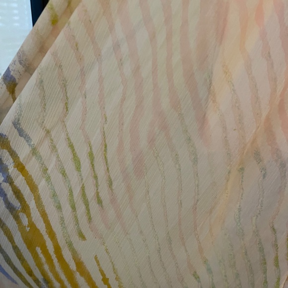 Free People True To You Maxi Skirt Sheer Striped High Waist L - Picture 5 of 15